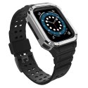 Protect Strap Band opaska z etui do Apple Watch 7 / 6 / 5 / 4 / 3 / 2 / SE (41 / 40 / 38mm) obudowa pancerny pokrowiec na zegare