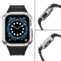 Protect Strap Band opaska z etui do Apple Watch 7 / 6 / 5 / 4 / 3 / 2 / SE (41 / 40 / 38mm) obudowa pancerny pokrowiec na zegare