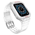 Protect Strap Band opaska z etui do Apple Watch 7 / 6 / 5 / 4 / 3 / 2 / SE (41 / 40 / 38mm) obudowa pancerny pokrowiec na zegare