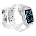 Protect Strap Band opaska z etui do Apple Watch 7 / 6 / 5 / 4 / 3 / 2 / SE (41 / 40 / 38mm) obudowa pancerny pokrowiec na zegare