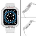 Protect Strap Band opaska z etui do Apple Watch 7 / 6 / 5 / 4 / 3 / 2 / SE (41 / 40 / 38mm) obudowa pancerny pokrowiec na zegare