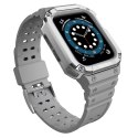 Protect Strap Band opaska z etui do Apple Watch 7 / 6 / 5 / 4 / 3 / 2 / SE (41 / 40 / 38mm) obudowa pancerny pokrowiec na zegare