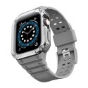 Protect Strap Band opaska z etui do Apple Watch 7 / 6 / 5 / 4 / 3 / 2 / SE (41 / 40 / 38mm) obudowa pancerny pokrowiec na zegare