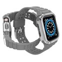 Protect Strap Band opaska z etui do Apple Watch 7 / 6 / 5 / 4 / 3 / 2 / SE (41 / 40 / 38mm) obudowa pancerny pokrowiec na zegare