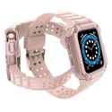 Protect Strap Band opaska z etui do Apple Watch 7 / 6 / 5 / 4 / 3 / 2 / SE (41 / 40 / 38mm) obudowa pancerny pokrowiec na zegare