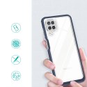 Clear 3in1 etui do Samsung Galaxy A22 4G żelowy pokrowiec z ramką niebieski