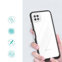 Clear 3in1 etui do Samsung Galaxy A22 5G żelowy pokrowiec z ramką czarny