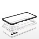 Clear 3in1 etui do Samsung Galaxy A32 5G żelowy pokrowiec z ramką czarny