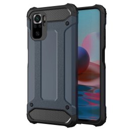 Hybrid Armor pancerne hybrydowe etui pokrowiec Xiaomi Redmi Note 11T 5G / Redmi Note 11S 5G / Poco M4 Pro 5G niebieski