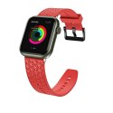 Watch Strap Y pasek do Apple Watch 7 / 6 / 5 / 4 / 3 / 2 / SE (41 / 40 / 38mm) opaska bransoleta do zegarka czerwony