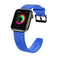 Watch Strap Y pasek do Apple Watch 7 / 6 / 5 / 4 / 3 / 2 / SE (41 / 40 / 38mm) opaska bransoleta do zegarka niebieski