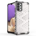 Honeycomb etui pancerny pokrowiec z żelową ramką Samsung Galaxy A03s (166,5) niebieski