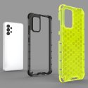 Honeycomb etui pancerny pokrowiec z żelową ramką Samsung Galaxy A03s (166,5) niebieski