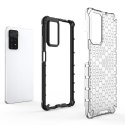 Honeycomb etui pancerny pokrowiec z żelową ramką Xiaomi Redmi Note 11 Pro+ / 11 Pro czarny