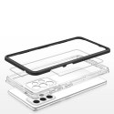 Clear 3in1 etui do Samsung Galaxy A13 5G żelowy pokrowiec z ramką czarny