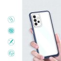 Clear 3in1 etui do Samsung Galaxy A33 5G żelowy pokrowiec z ramką niebieski