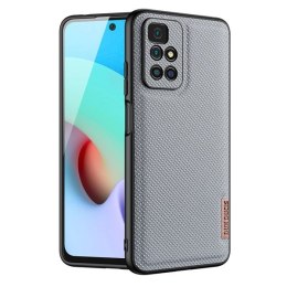 Dux Ducis Fino etui pokrowiec pokryty nylonowym materiałem Xiaomi Redmi 10 niebieski