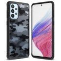 Ringke Fusion Matte etui pokrowiec z żelową ramką Samsung Galaxy A73 czarny