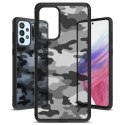 Ringke Fusion Matte etui pokrowiec z żelową ramką Samsung Galaxy A73 czarny