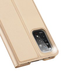 Dux Ducis Skin Pro kabura etui pokrowiec z klapką Xiaomi Redmi Note 11 Pro 5G / 11 Pro złoty