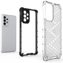 Honeycomb etui pancerny pokrowiec z żelową ramką Samsung Galaxy A73 czarny