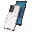 Honeycomb etui pancerny pokrowiec z żelową ramką Samsung Galaxy A73 czarny