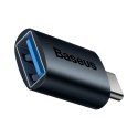 Adapter Baseus Ingenuity Series z USB-C do USB-A 10Gb/s - niebieski