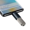 Adapter Baseus Ingenuity Series z USB-C do USB-A 10Gb/s - niebieski