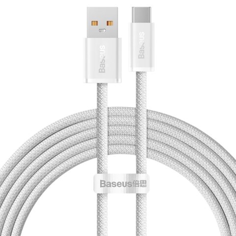 Baseus Dynamic Series kabel USB - USB Typ C 100W 2m biały (CALD000702)