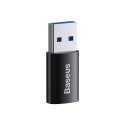 Baseus Ingenuity Series Mini przejściówka adapter USB 3.1 OTG do USB Typ C czarny (ZJJQ000101)