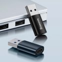 Baseus Ingenuity Series Mini przejściówka adapter USB 3.1 OTG do USB Typ C czarny (ZJJQ000101)