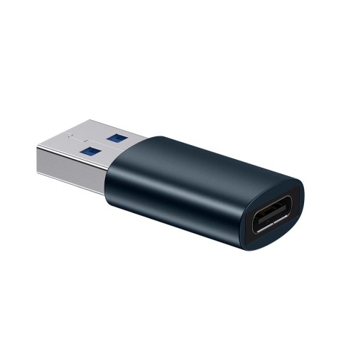 Baseus Ingenuity Series Mini przejściówka adapter USB 3.1 OTG do USB Typ C niebieski (ZJJQ000103)