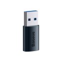 Baseus Ingenuity Series Mini przejściówka adapter USB 3.1 OTG do USB Typ C niebieski (ZJJQ000103)