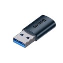 Baseus Ingenuity Series Mini przejściówka adapter USB 3.1 OTG do USB Typ C niebieski (ZJJQ000103)