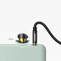 Ugreen kątowy kabel AUX 2 x mini jack 3,5 mm 1,5m niebieski (AV112)