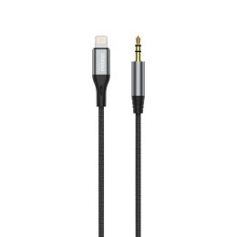 Dudao kabel audio Lightning - mini jack 3.5mm 1m szary (L11PRO)