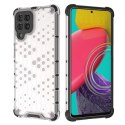 Honeycomb etui pancerny pokrowiec z żelową ramką Samsung Galaxy M53 5G przezroczysty