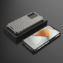 Honeycomb etui pancerny pokrowiec z żelową ramką Vivo V23 5G czarny