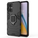 Ring Armor pancerne hybrydowe etui pokrowiec + magnetyczny uchwyt OnePlus Nord N20 5G czarny