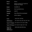 Baseus Golden Contactor Pro ładowarka samochodowa USB-A + 2x USB-C 65W ciemnoszary (CGJP010013)