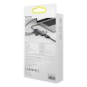 HUB Baseus Metal Gleam Series 8w1 USB-C - HDMI / 3x USB 3.2 Gen 1 / PD / czytnik kart SD, TF / VGA - szary (WKWG050013)