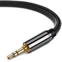 Wozinsky kabel AUX kątowy (męski-męski) kabel mini jack 1,5 m czarny