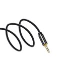 Wozinsky uniwersalny kabel mini jack 2x kabel AUX 2 m czarny