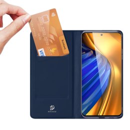 Dux Ducis Skin Pro kabura etui pokrowiec z klapką Xiaomi Poco F4 5G niebieski