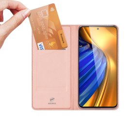 Dux Ducis Skin Pro kabura etui pokrowiec z klapką Xiaomi Poco F4 5G różowy