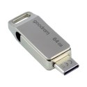 Pendrive 64 GB USB 3.2 Gen 1 USB / USB C OTG ODA3 Goodram - srebrny