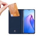 Dux Ducis Skin Pro etui Oppo Reno 8 Pro pokrowiec z klapką portfel na kartę podstawka niebieskie