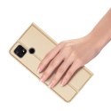 Dux Ducis Skin Pro etui Xiaomi Poco C40 pokrowiec z klapką portfel na kartę podstawka złote