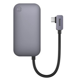 Uniwersalny HUB USB do tabletu / smartfona 6w1 USB-C Baseus PadJoy - ciemnoszary