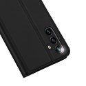 Dux Ducis Skin Pro etui Samsung Galaxy A14 4G / 5G pokrowiec z klapką portfel na kartę podstawka czarne